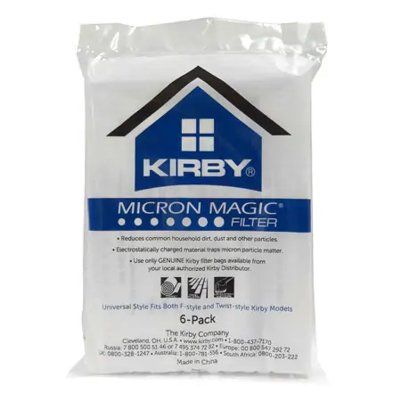 6x Latest Kirby HEPA Filtration Bags Universal style