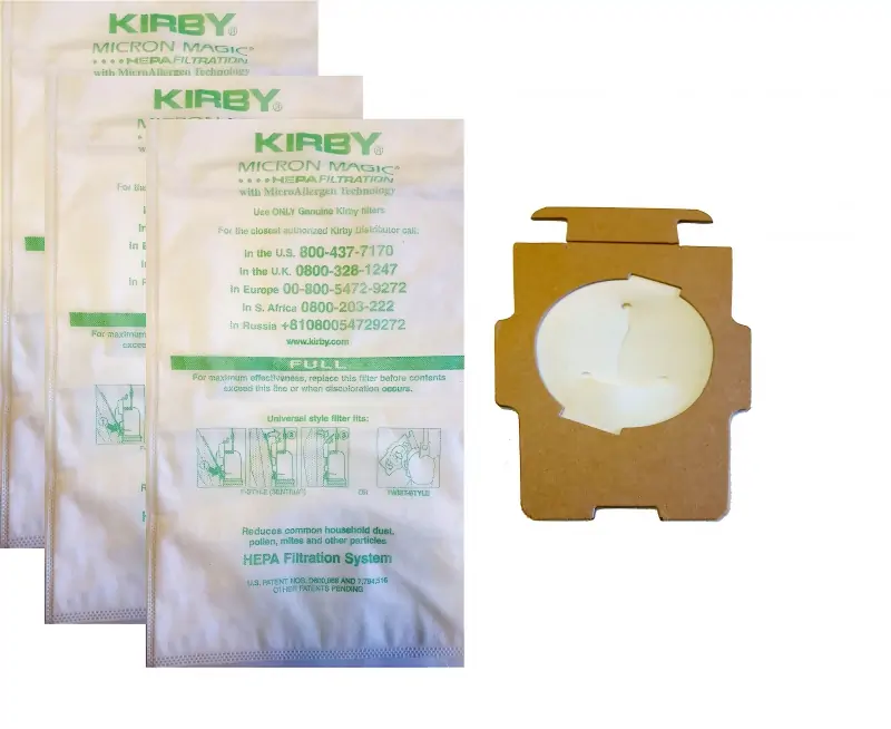 3x Genuine Kirby HEPA BAGS