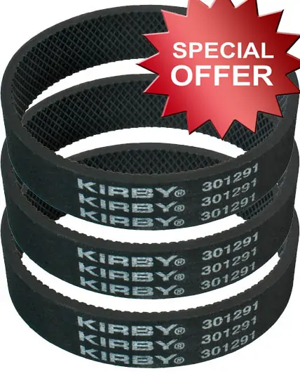 3x Genuine Kirby Brush Belt